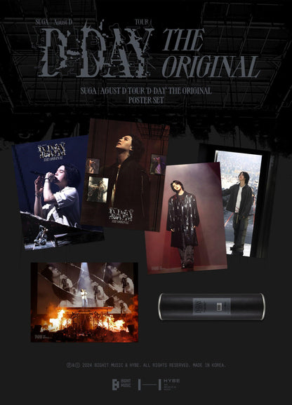 AGUST D (SUGA) - AGUST D TOUR D-DAY THE ORIGINAL - POSTER SET - J-Store Online