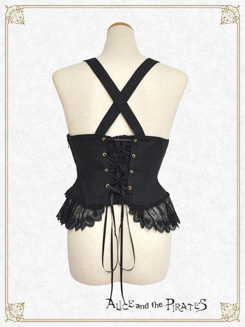 ALICE AND THE PIRATES - BRILLIANT NOTICE FROM PHANTOM THIEF BUSTIER (Schwarz) - J-Store Online