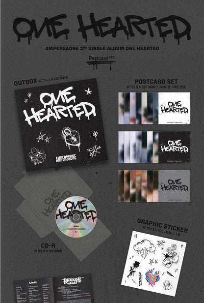 AMPERS&ONE - ONE HEARTED (2ND SINGLE ALBUM) - POSTCARD VERSION - J-Store Online