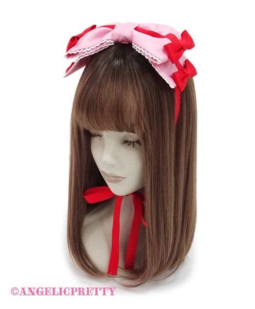 ANGELIC PRETTY - CHARMING CROSS RIBBON HEADDRESS - J-Store Online