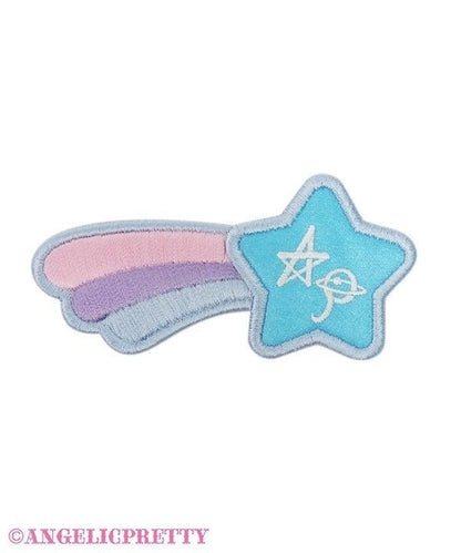 ANGELIC PRETTY - FANCY SHOOTING STAR PATCH CLIP (SAX / HELLBLAU) - J-Store Online