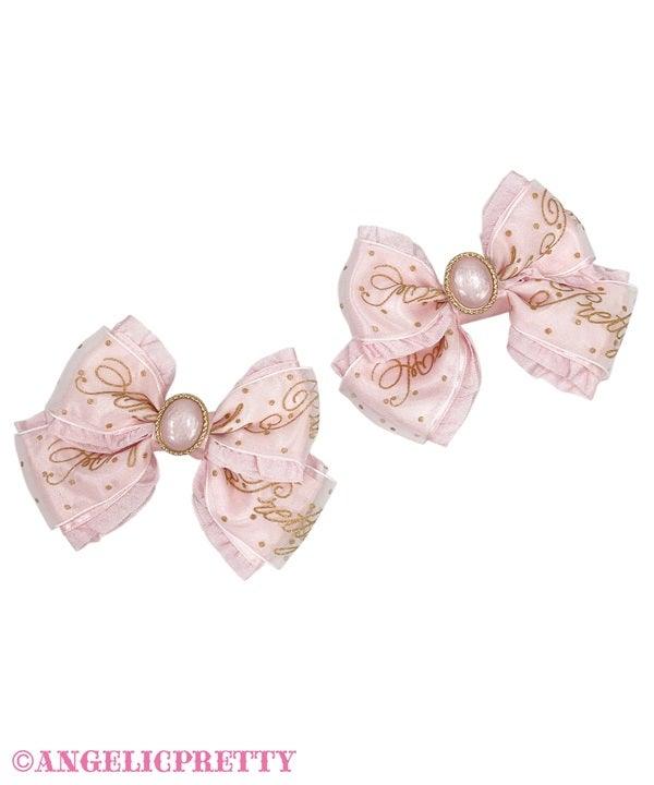 ANGELIC PRETTY - PRINCESS LOGO RIBBON CLIP SET - J-Store Online