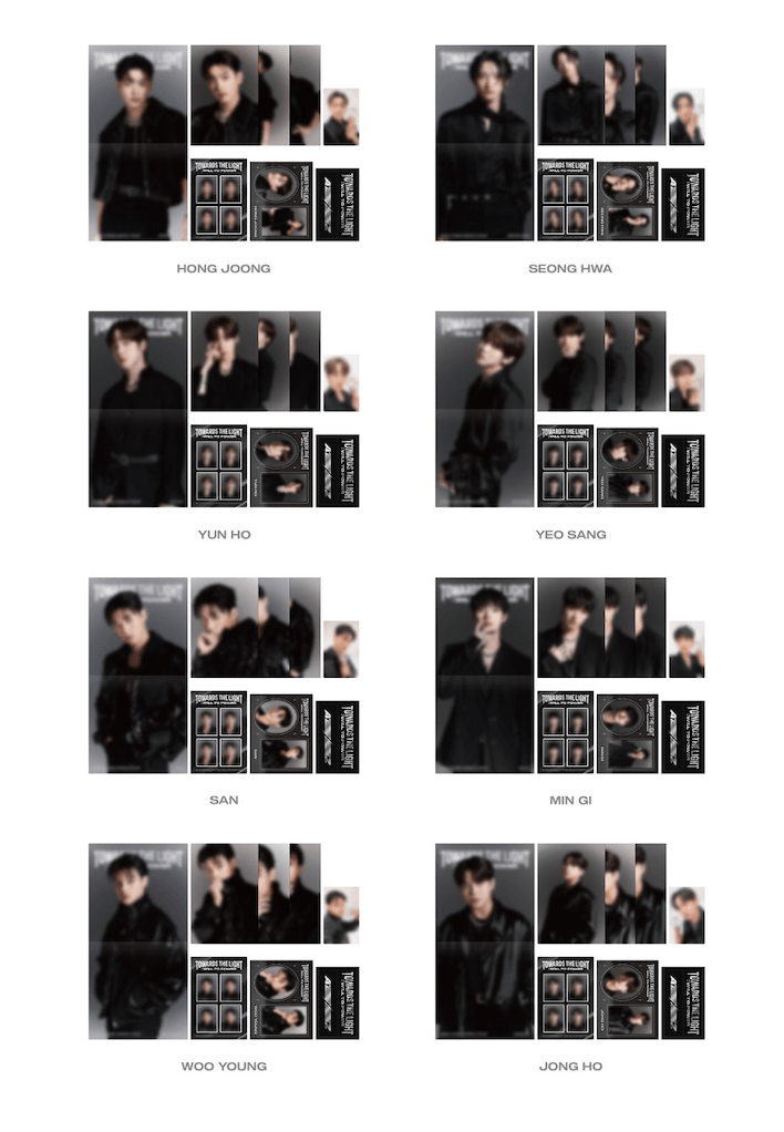 ATEEZ - TOWARDS THE LIGHT: WILL TO POWER - PHOTO SET - J-Store Online