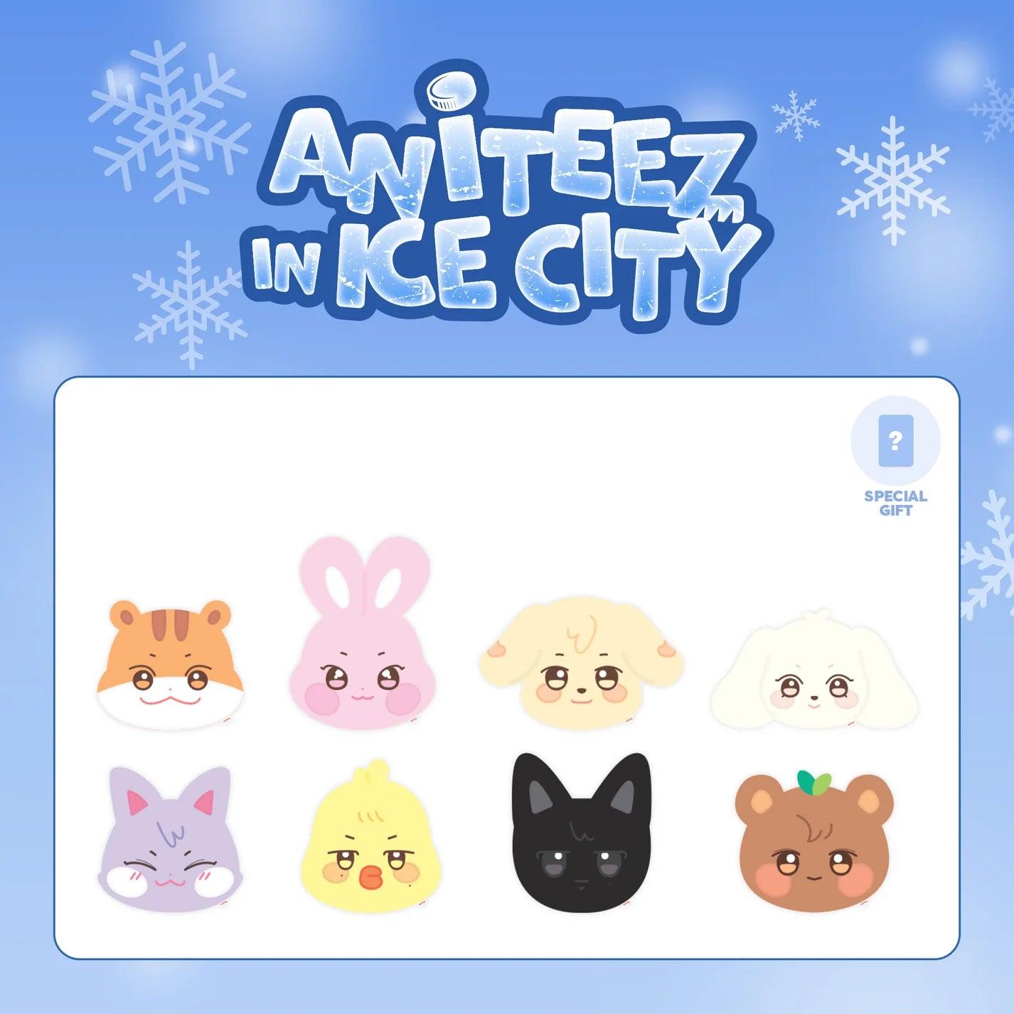 ATEEZ X ANITEEZ POP-UP (ANITEEZ IN ICE CITY) - PLUSH CUSHION + SPECIAL PHOTOCARD - Pre-Order - J-Store Online