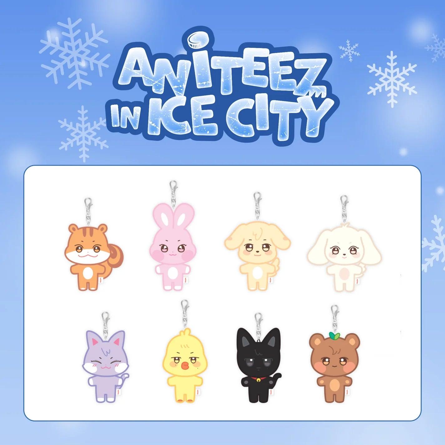 ATEEZ X ANITEEZ POP-UP (ANITEEZ IN ICE CITY) - PLUSH KEYRING - Pre-Order - J-Store Online