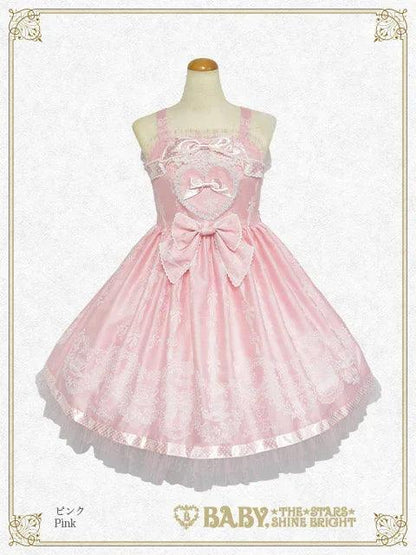 BABY, THE STARS SHINE BRIGHT - Sugar Rose Tea Time Printed Heart JSK - J-Store Online