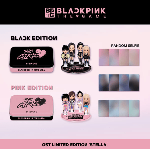 BLACKPINK - THE GAME O.S.T - THE GIRLS LIMITED EDITION (DIGITAL VER.) SET - J-Store Online