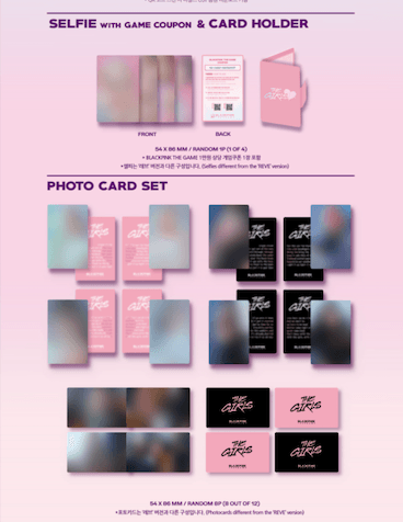 BLACKPINK - THE GAME O.S.T - THE GIRLS LIMITED EDITION (DIGITAL VER.) SET - J-Store Online