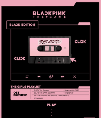 BLACKPINK - THE GAME O.S.T - THE GIRLS (REVE VER.) - J-Store Online