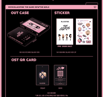 BLACKPINK - THE GAME O.S.T - THE GIRLS (REVE VER.) - J-Store Online