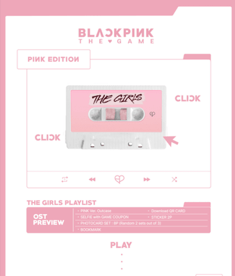 BLACKPINK - THE GAME O.S.T - THE GIRLS (REVE VER.) - J-Store Online