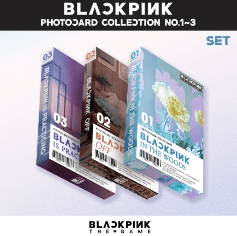 BLACKPINK - THE GAME - PHOTOCARD COLLECTION NO.1~3 - SET + SPECIAL GIFT - J-Store Online