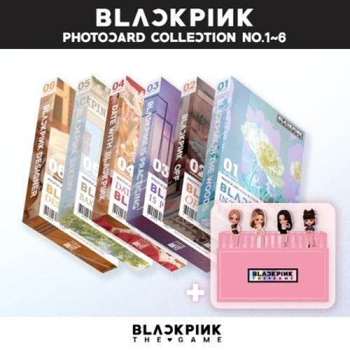 BLACKPINK - THE GAME - PHOTOCARD COLLECTION NO. 1~6 SET + POCA STANDEE - J-Store Online