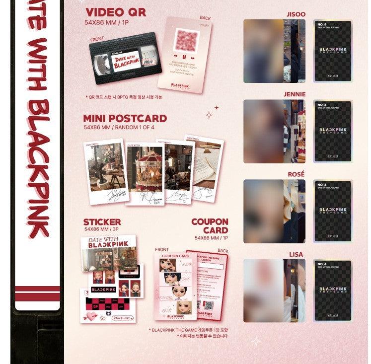 BLACKPINK - THE GAME - PHOTOCARD COLLECTION NO. 1~6 SET + POCA STANDEE - J-Store Online