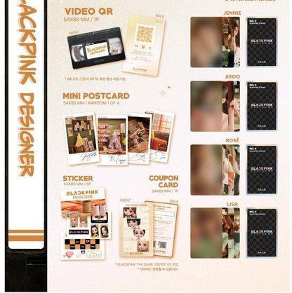 BLACKPINK - THE GAME - PHOTOCARD COLLECTION NO.4~6 - J-Store Online