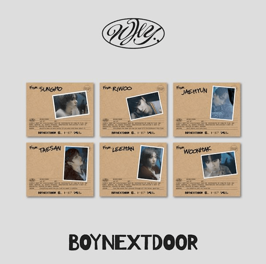 BOYNEXTDOOR - 1ST EP 'WHY..' - (LETTER VER.) - J-Store Online