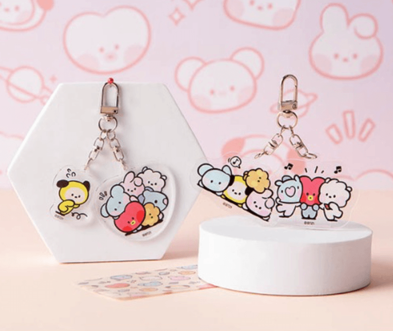 BT21 - MININI ACRYLIC KEY RING - J-Store Online