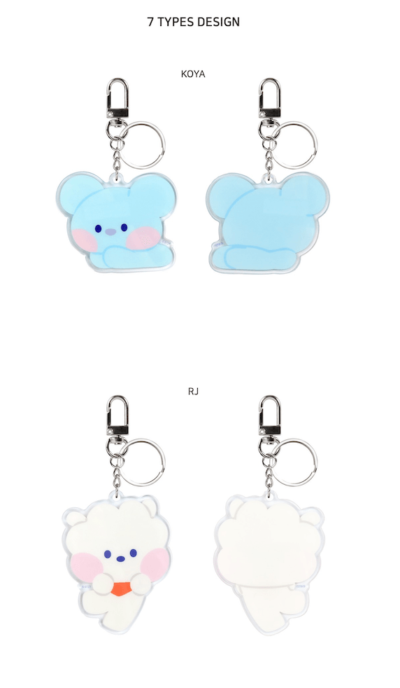 BT21 - MININI BIG ACRYLIC KEYRING - J-Store Online