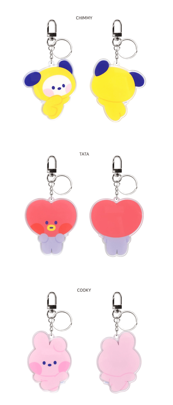 BT21 - MININI BIG ACRYLIC KEYRING - J-Store Online