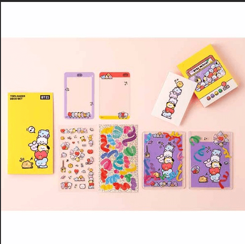 BT21 - MININI TOPLOADER DECO SET - J-Store Online