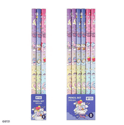 BT21 - PENCIL SET - DREAM (3 STIFTE) - J-Store Online