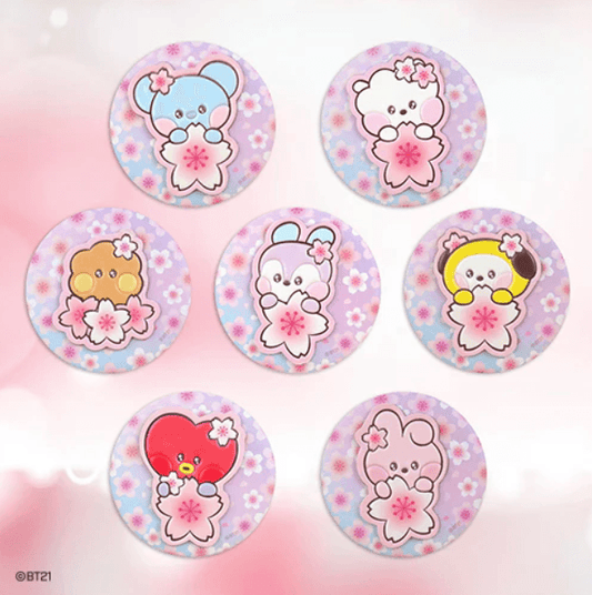 BT21 - POCKET MIRROR - CHERRY BLOSSOM - J-Store Online