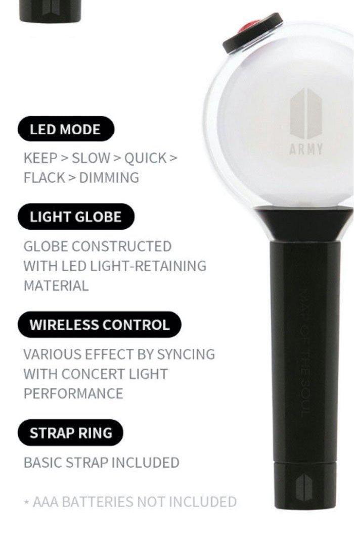 BTS Map of the hotsell Soul Lightstick Never Used