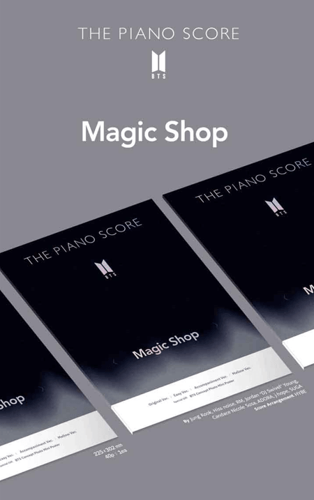 BTS - THE PIANO SCORE: BTS 'MAGIC SHOP' - Pre-Order - J-Store Online