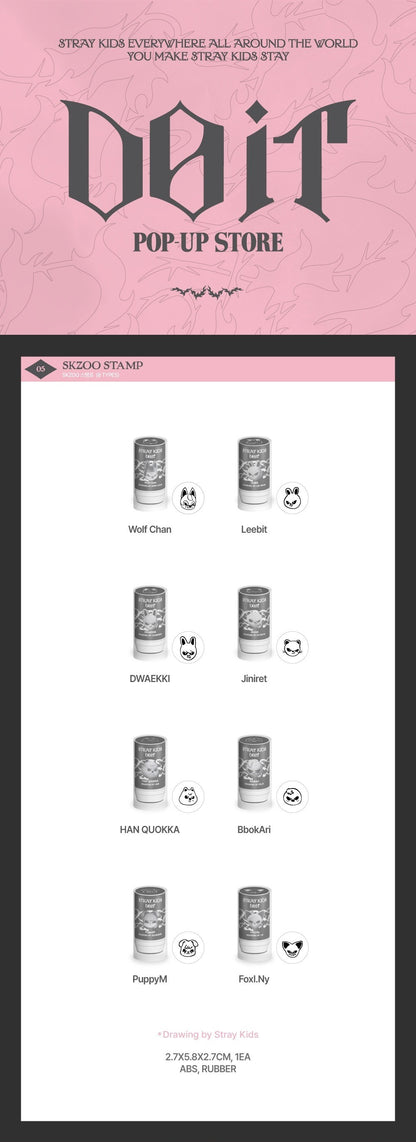 J-Store.Online STRAY KIDS - &nbsp;DO IT" POP-UP STORE OFFICIAL MERCH - SKZOO STAMP