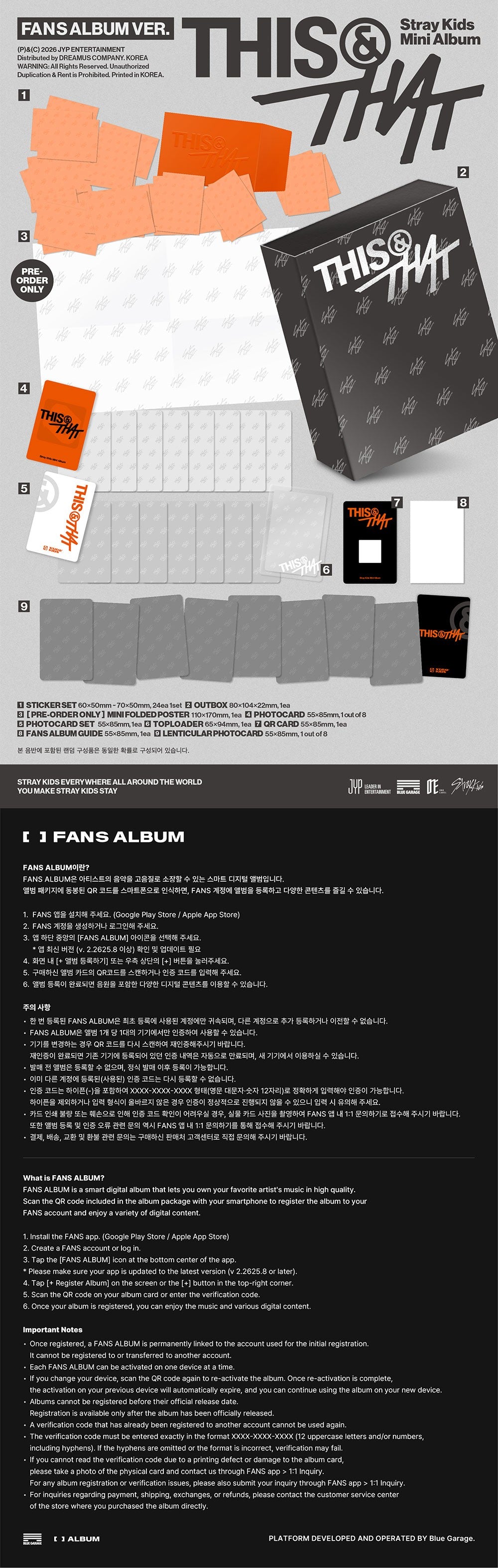 STRAY KIDS - THIS & THAT (FANS ALBUM VER.) J-Store.Online