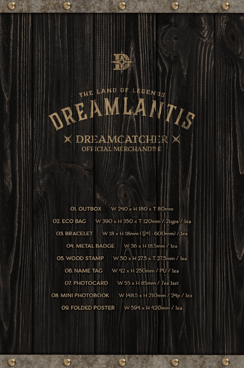 DREAMCATCHER - OFFICIAL MERCHANDISE - DREAMLANTIS - J-Store Online