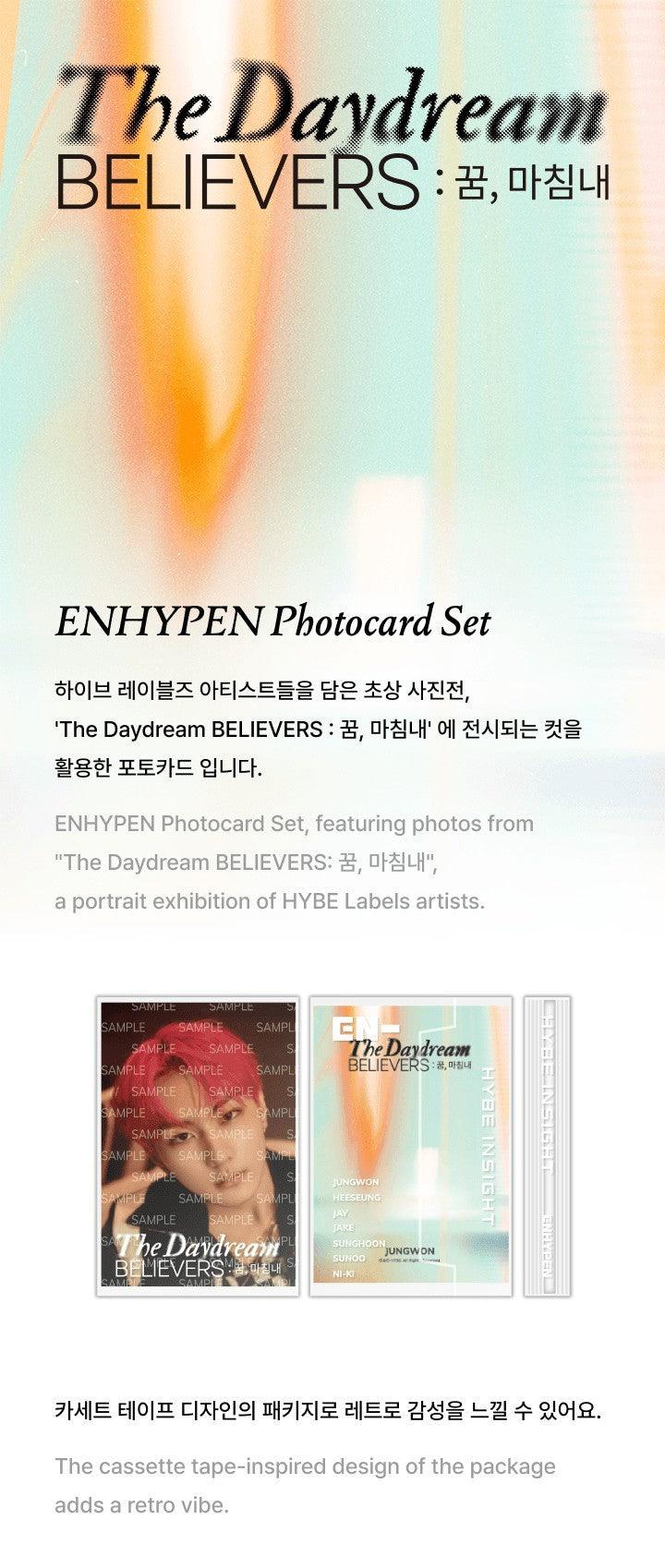 ENHYPEN - THE DAYDREAM BELIEVERS - PHOTOCARD SET - J-Store Online