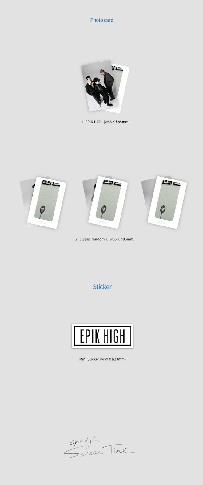 EPIK HIGH - SCREEN TIME - J-Store Online