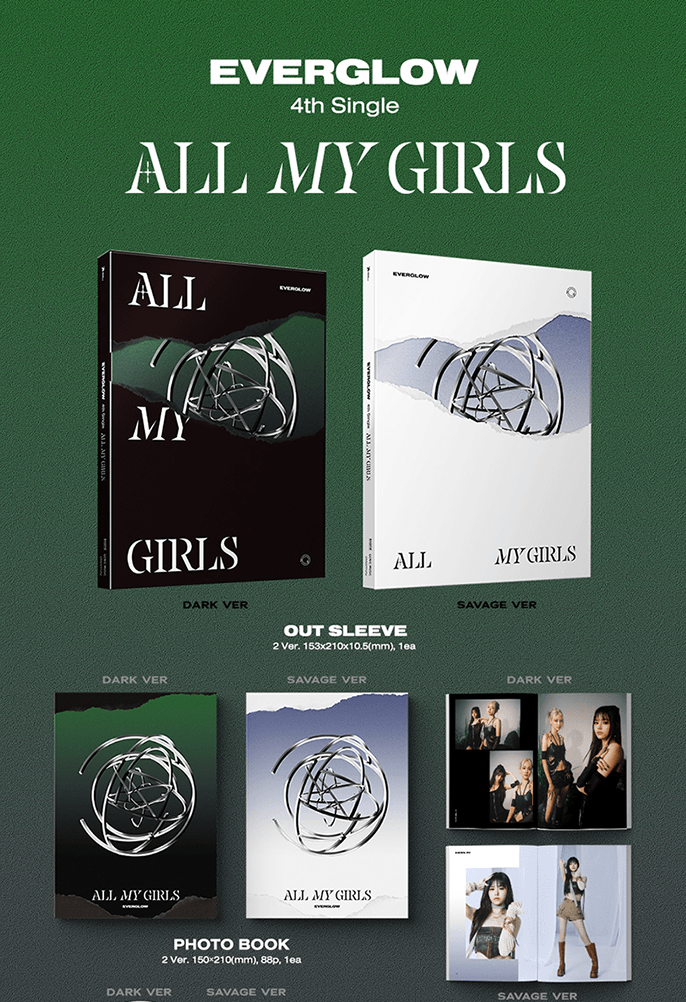 EVERGLOW - ALL MY GIRLS (4TH SINGLE ALBUM) - J-Store Online