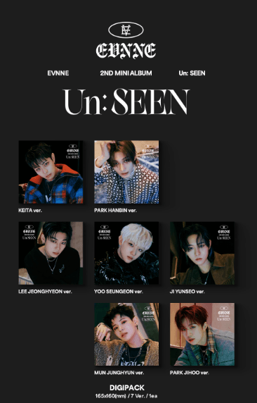 EVNNE - UN:SEEN (2ND MINI ALBUM) - DIGIPACK VERSION - J-Store Online