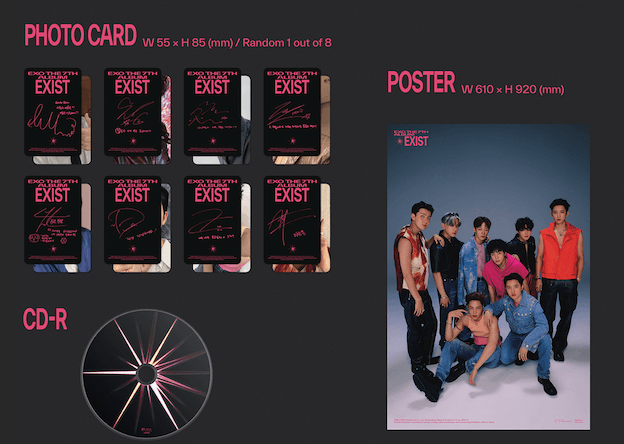 EXO - EXIST (7TH FULL ALBUM) - J-Store Online