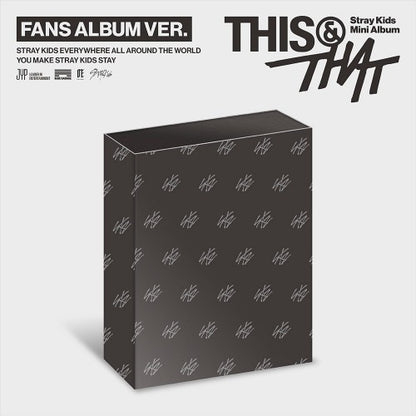 STRAY KIDS - THIS & THAT (FANS ALBUM VER.) J-Store.Online