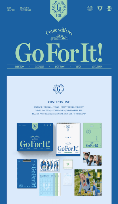 (G)I-DLE - 2024 SEASON'S GREETINGS "GO FOR IT!" - J-Store Online