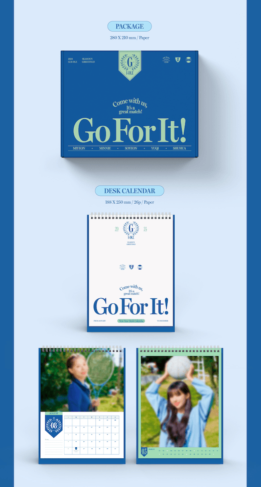 (G)I-DLE - 2024 SEASON'S GREETINGS "GO FOR IT!" - J-Store Online