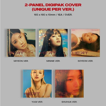 (G)I-DLE - HEAT DIGIPACK MEMBER VERSION - J-Store Online