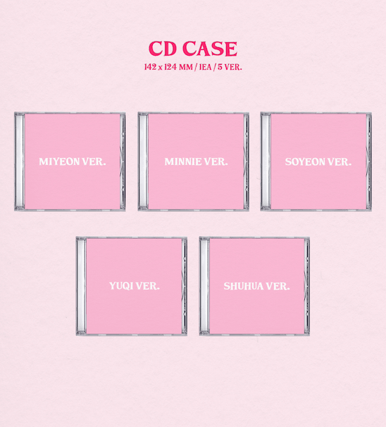 (G)I-DLE - I FEEL (6TH MINI ALBUM) JEWEL VER. - SET - J-Store Online