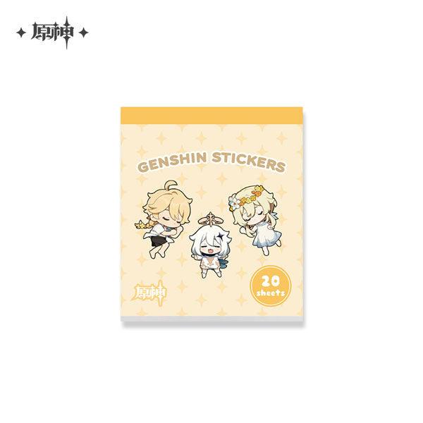 GENSHIN IMPACT - STICKER SHEET - PAIMONS DRAWINGS - J-Store Online