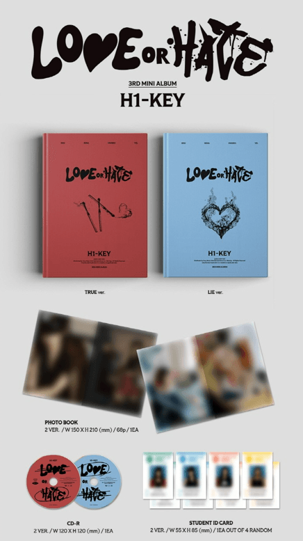 H1-KEY - LOVE OR HATE (3RD MINI ALBUM) - J-Store Online