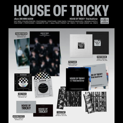 (hello82 EXCLUSIVE) XIKERS - HOUSE OF TRICKY: TRIAL AND ERROR (3RD MINI ALBUM) - J-Store Online