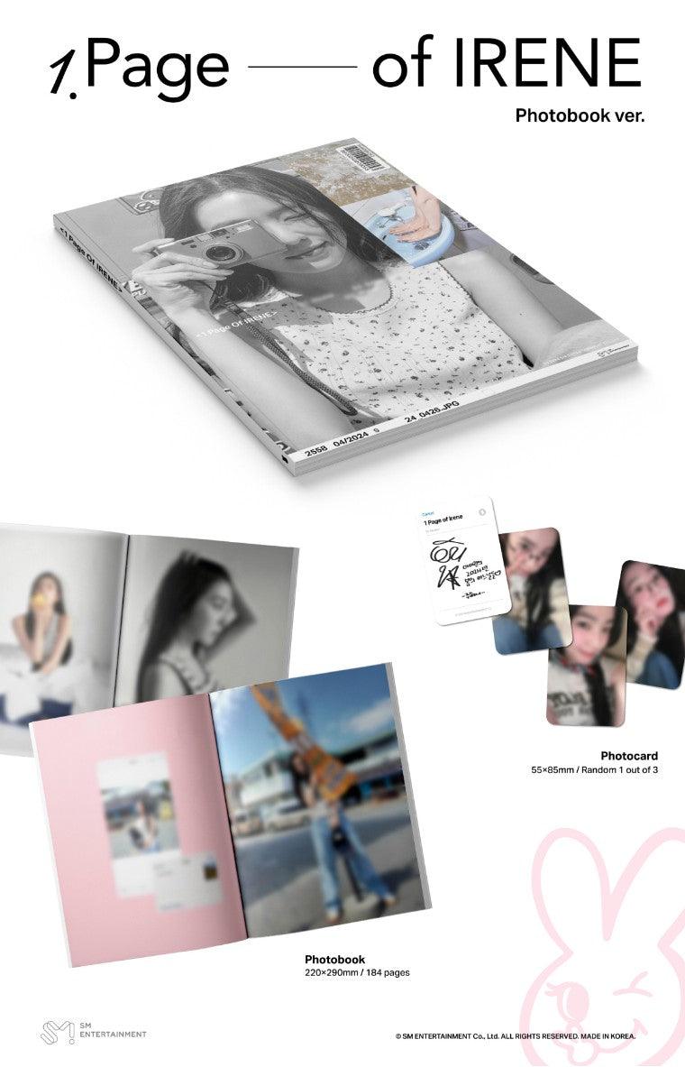 IRENE (RED VELVET) - 1 PAGE OF IRENE PHOTOBOOK - J-Store Online