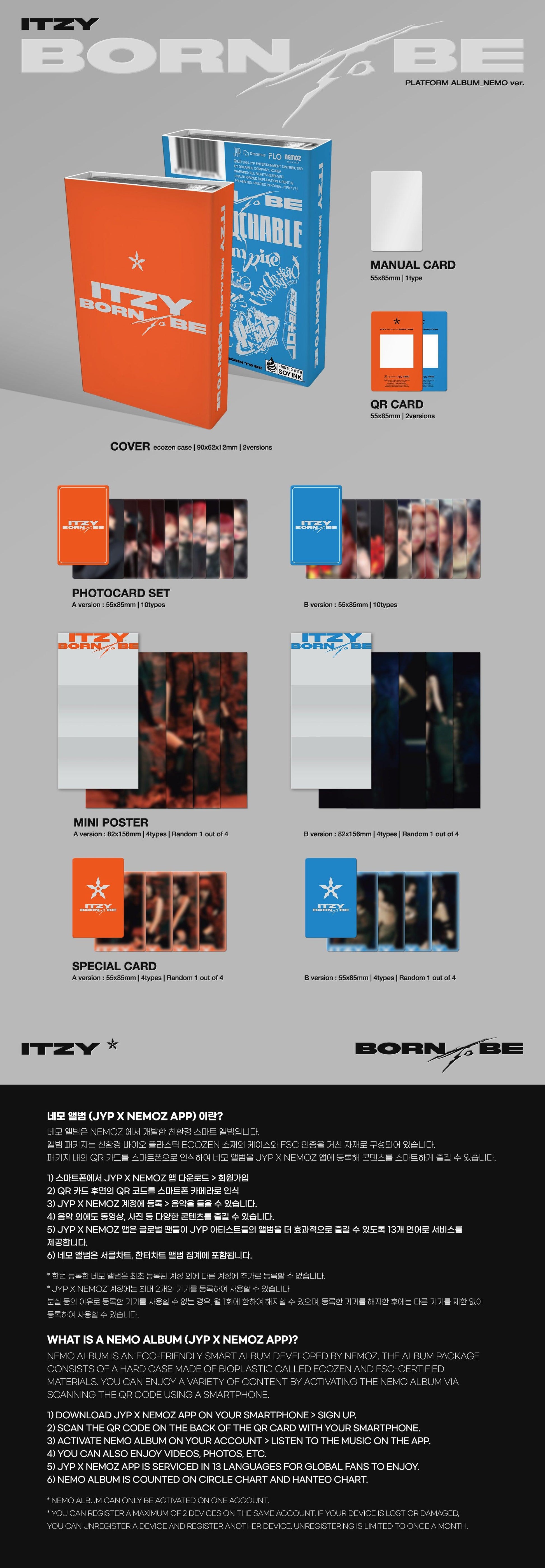 ITZY - BORN TO BE (NEMO VERSION) - J-Store Online