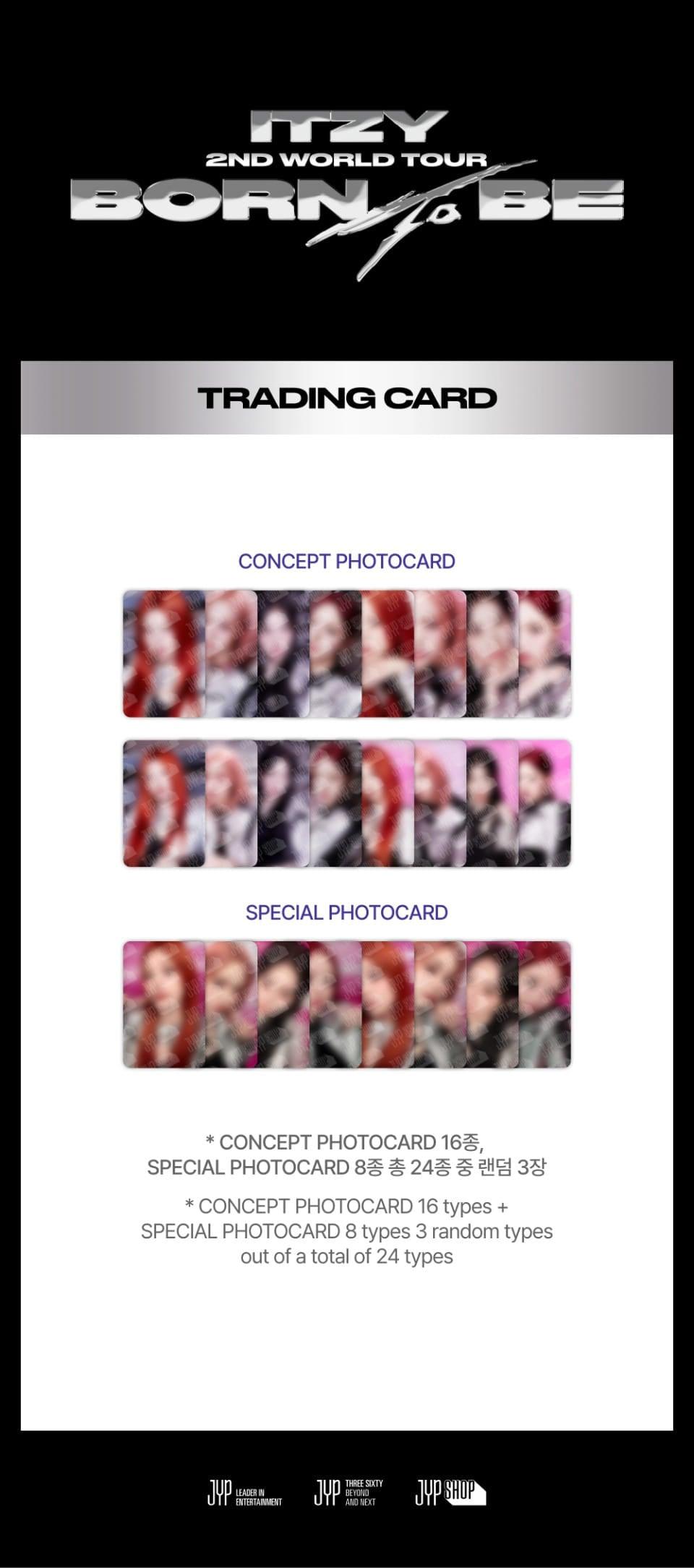 ITZY - BORN TO BE - RANDOM TRADING CARD - J-Store Online