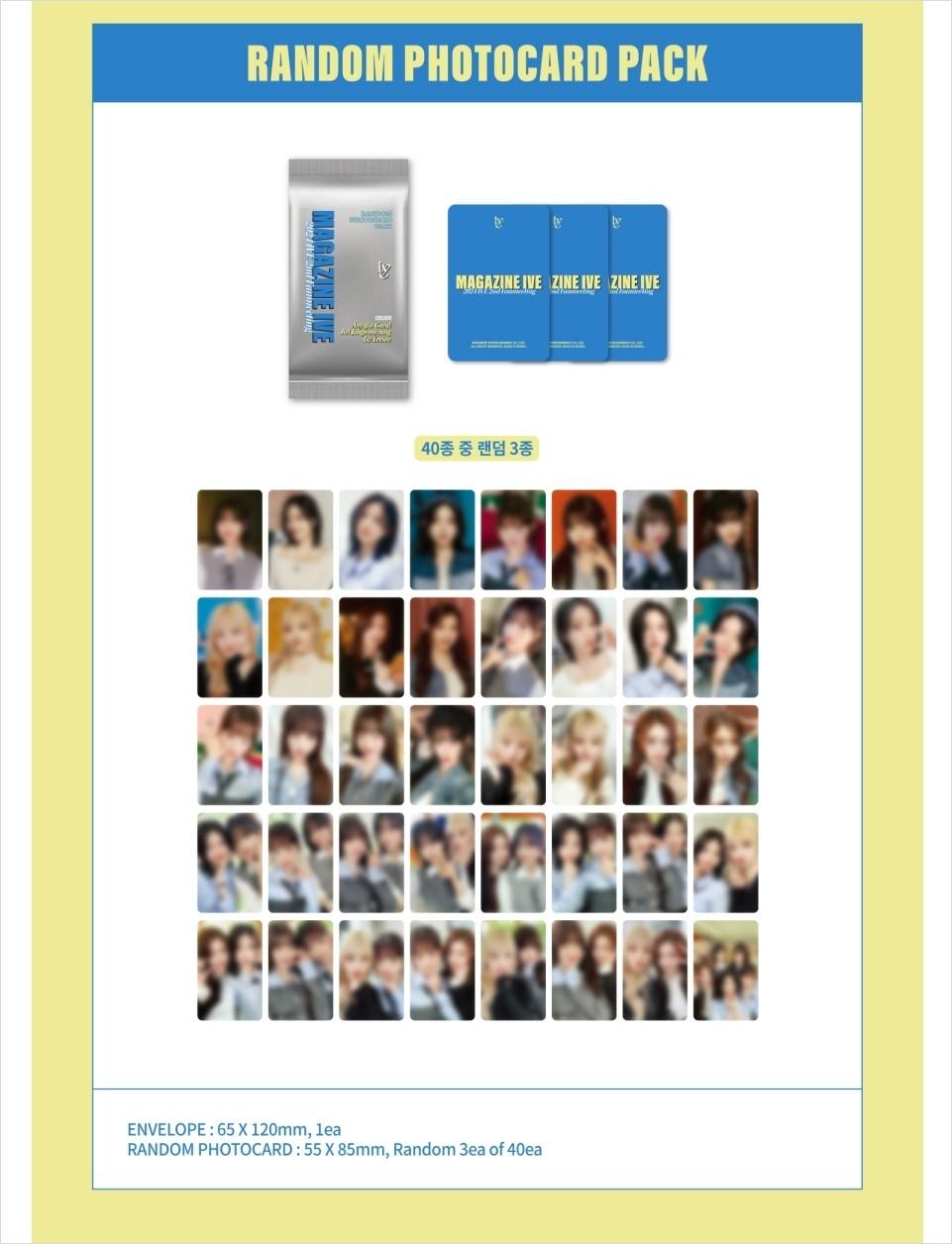 IVE - MAGAZINE IVE - RANDOM PHOTOCARD PACK - J-Store Online