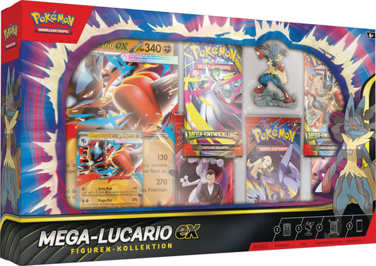 POKEMON - SAMMELKARTENSPIEL - MEGA-LUCARIO EX - FIGUREN-KOLLEKTION