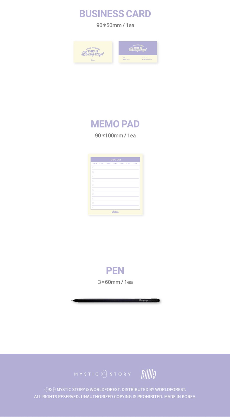 j-store-online-billlie-seasons-greetings-2025-card-memo-pad-pen